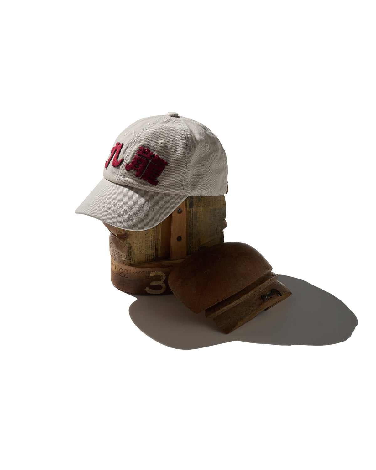 GRS FADED WASHED QUILTED KOWLOON CAP / GREY WHITE