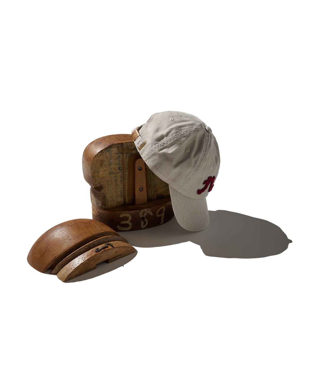 GRS FADED WASHED QUILTED KOWLOON CAP / GREY WHITE