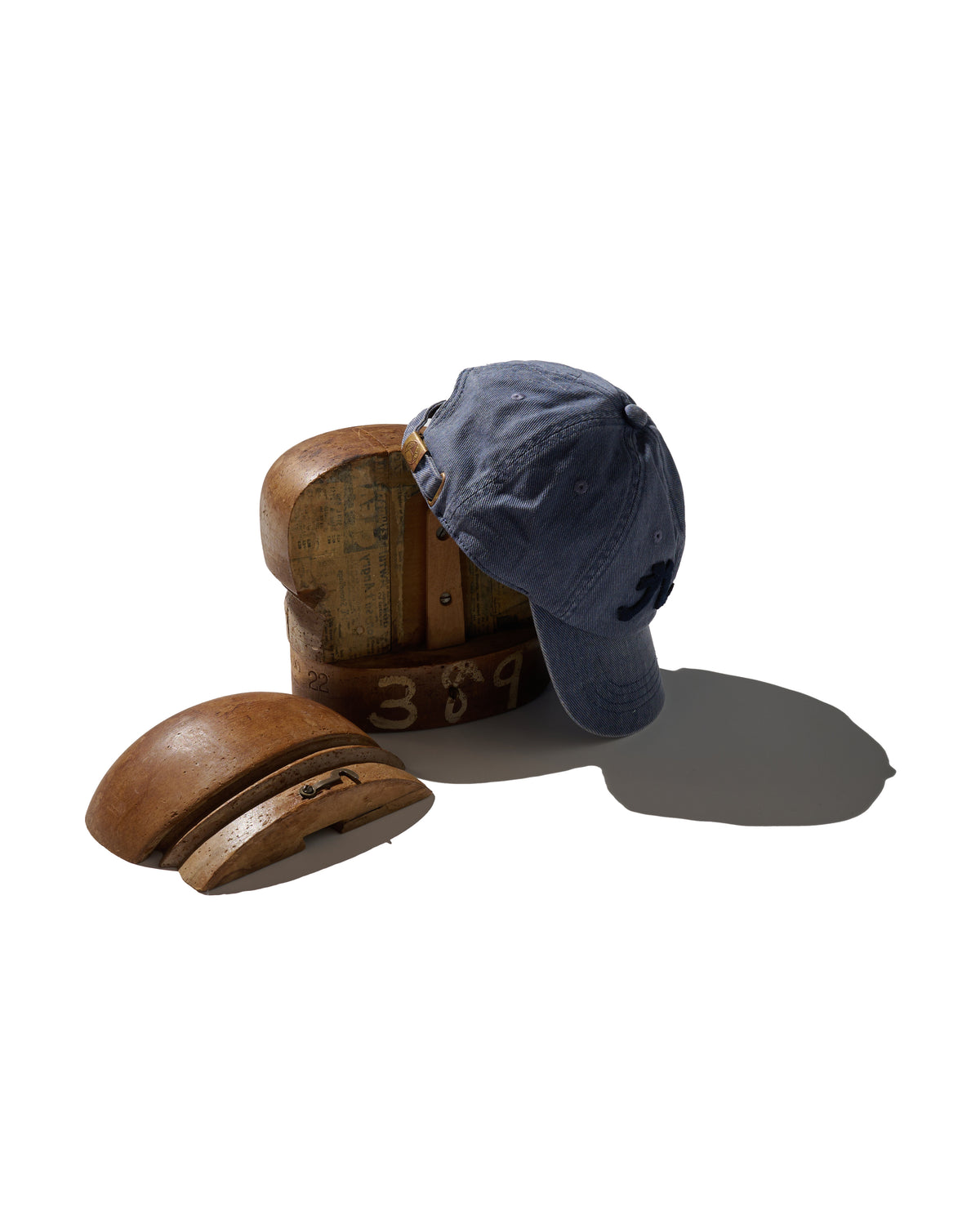GRS FADED WASHED QUILTED KOWLOON CAP / INDIGO