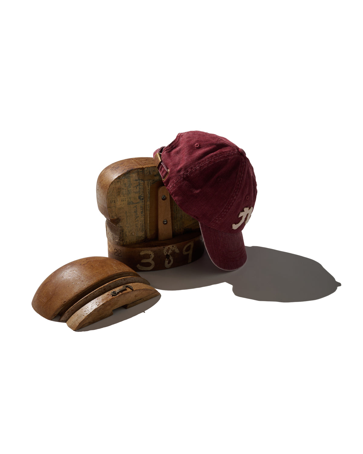 GRS FADED WASHED QUILTED KOWLOON CAP / RED