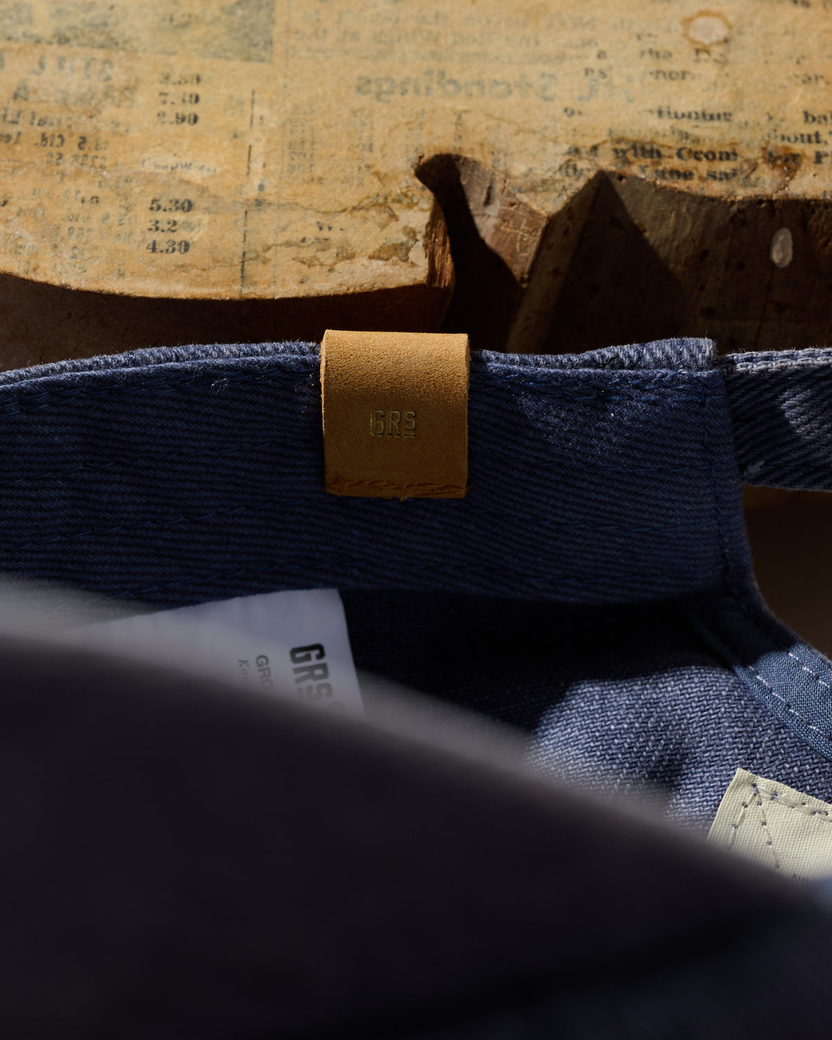 GRS FADED WASHED QUILTED KOWLOON CAP / INDIGO
