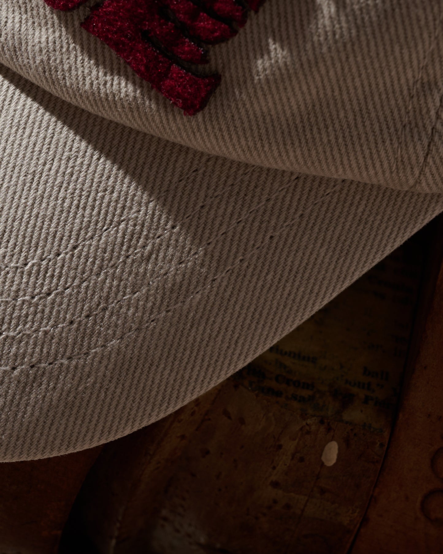 GRS FADED WASHED QUILTED KOWLOON CAP / GREY WHITE