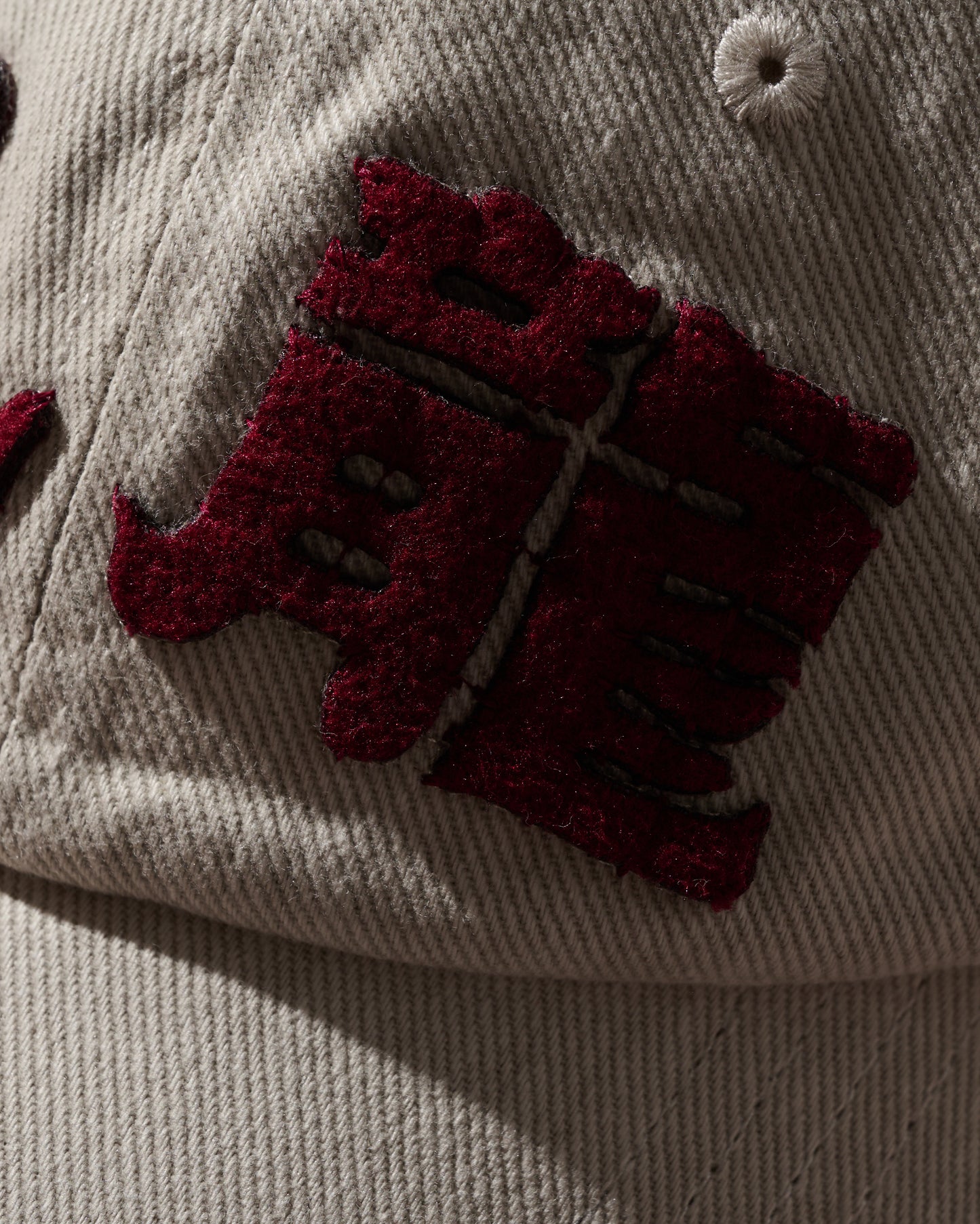 GRS FADED WASHED QUILTED KOWLOON CAP / GREY WHITE