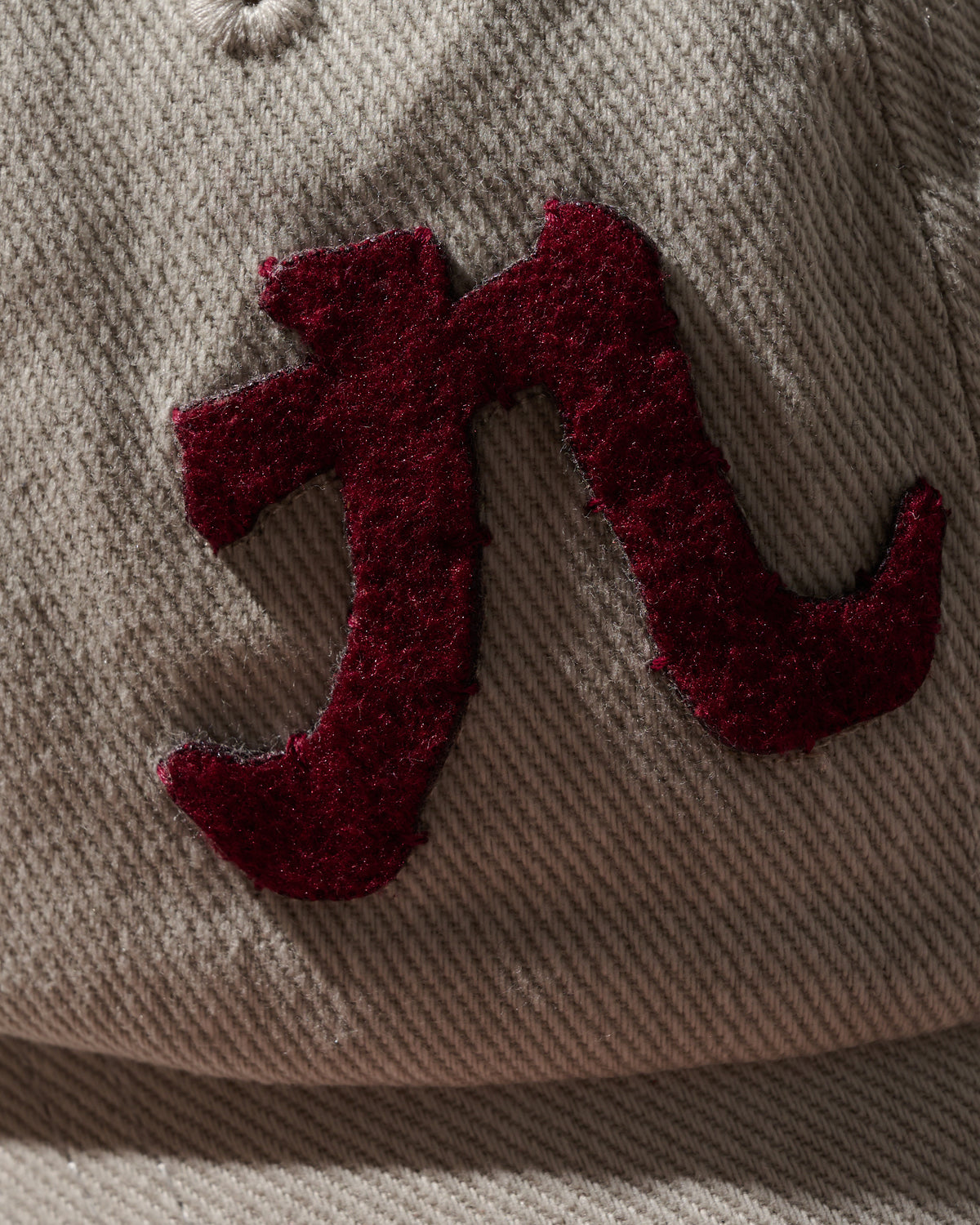 GRS FADED WASHED QUILTED KOWLOON CAP / GREY WHITE