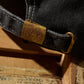 GRS FADED WASHED QUILTED KOWLOON CAP / BLACK ON WHITE