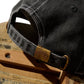 GRS FADED WASHED QUILTED KOWLOON CAP / BLACK ON WHITE