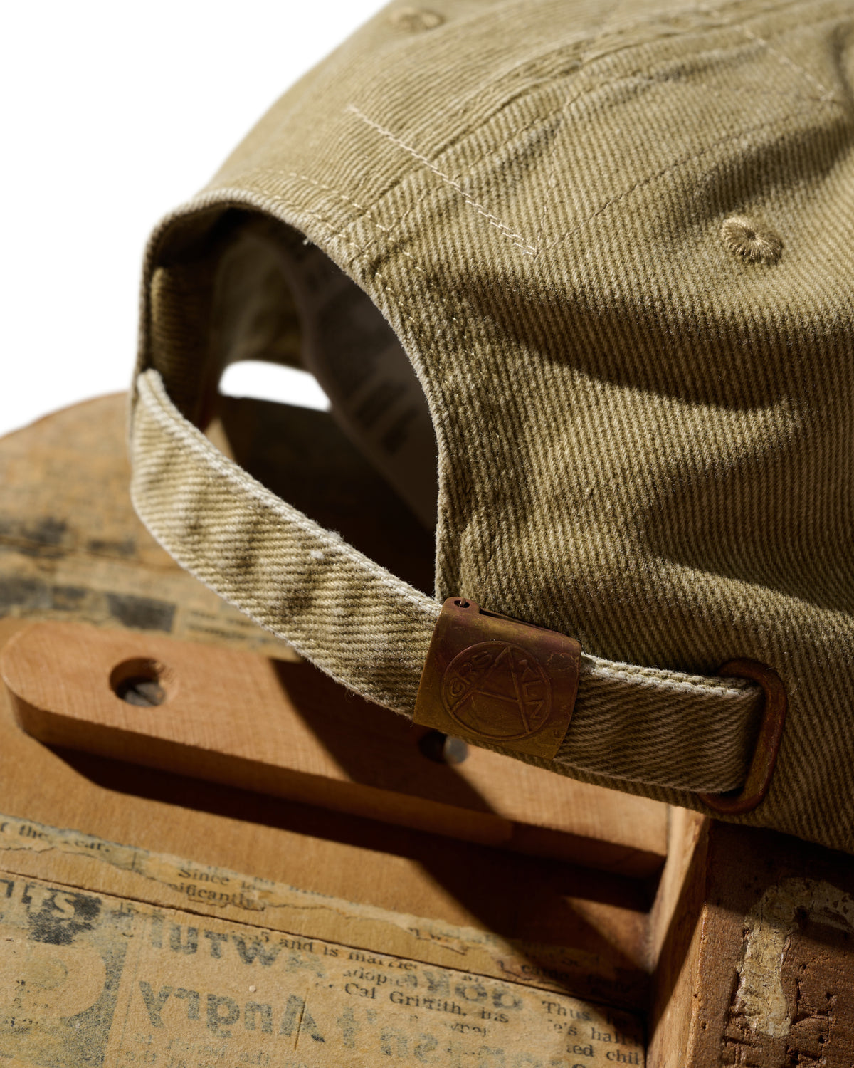 GRS FADED WASHED QUILTED KOWLOON CAP / BEIGE