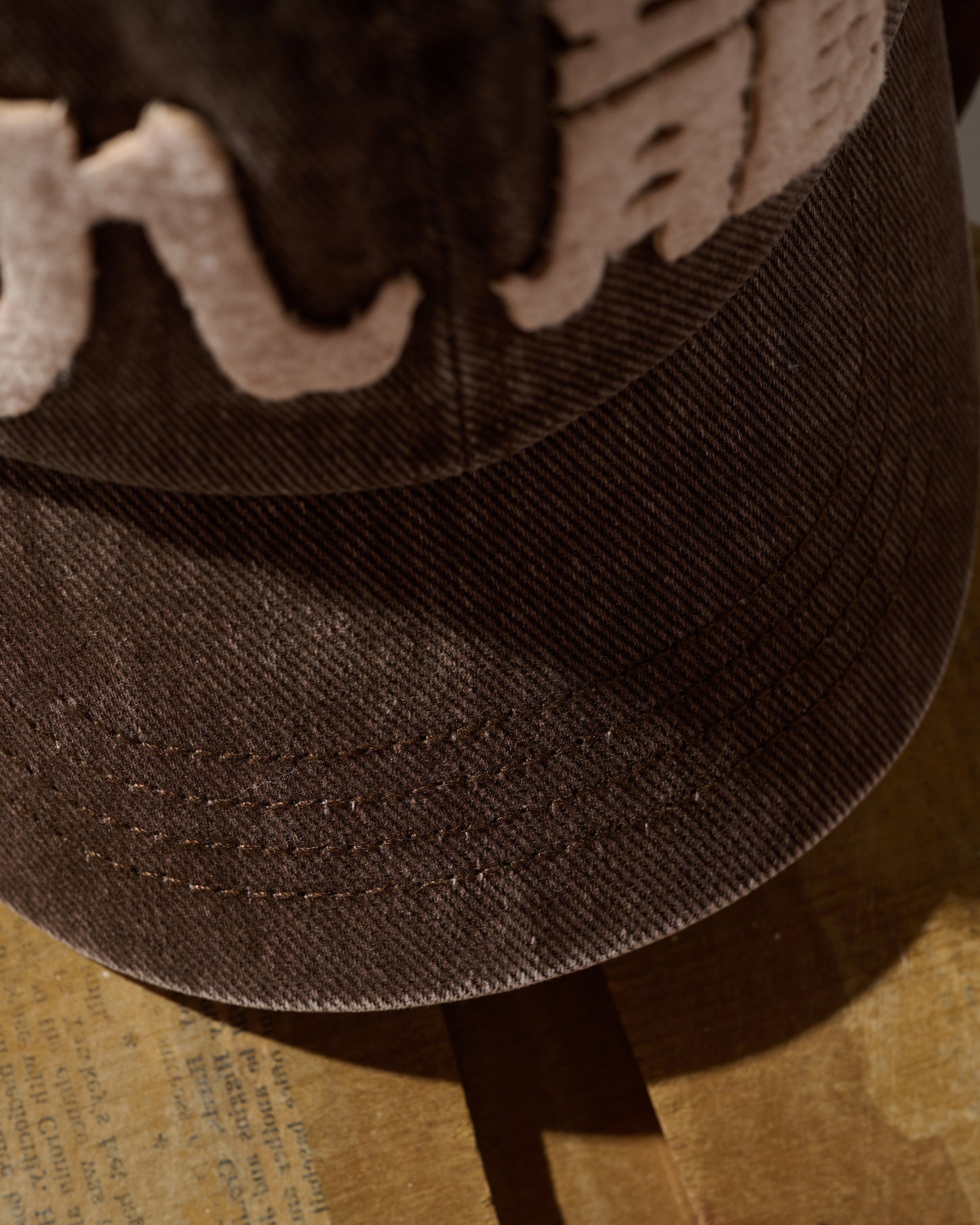 GRS FADED WASHED QUILTED KOWLOON CAP / BROWN
