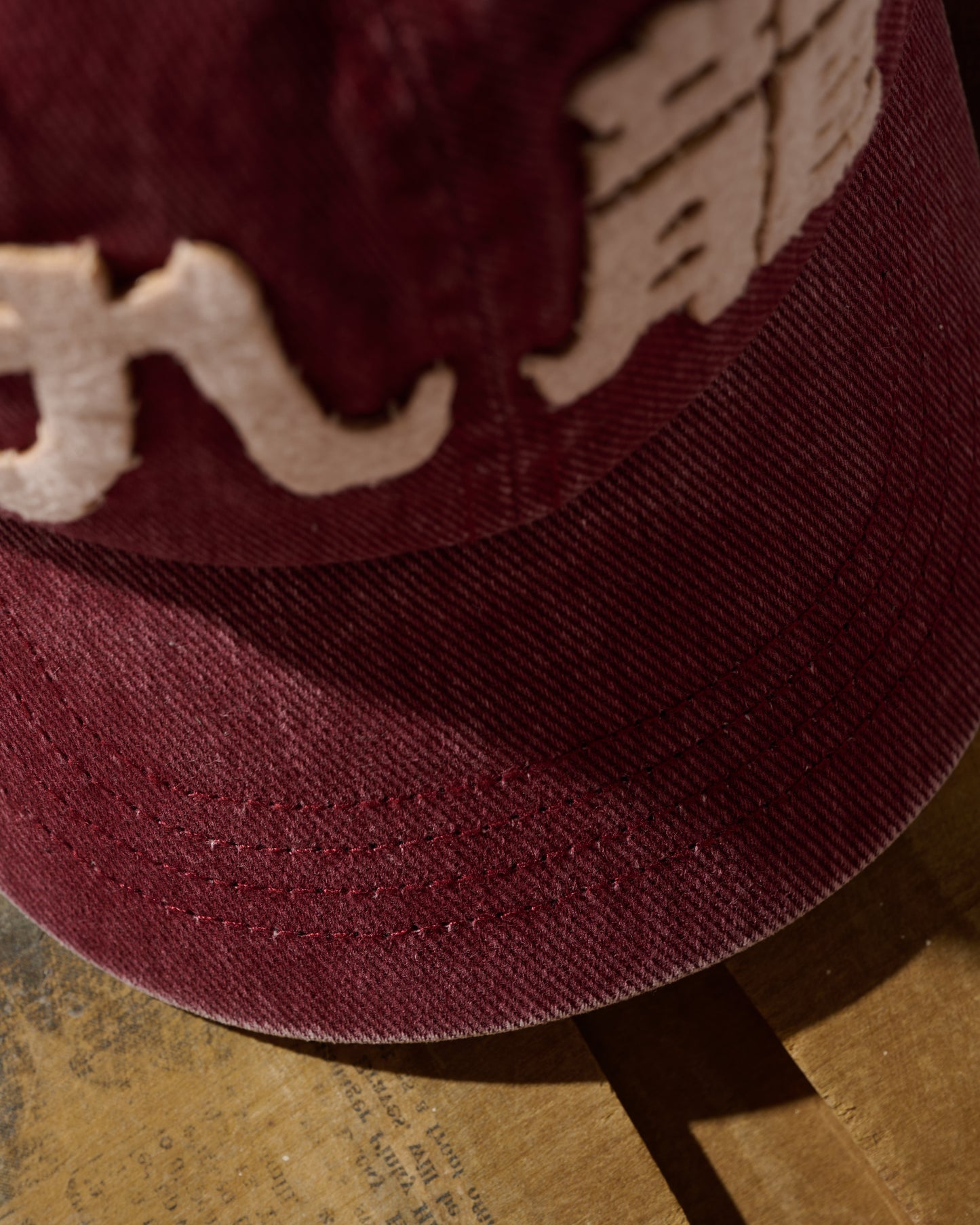 GRS FADED WASHED QUILTED KOWLOON CAP / RED