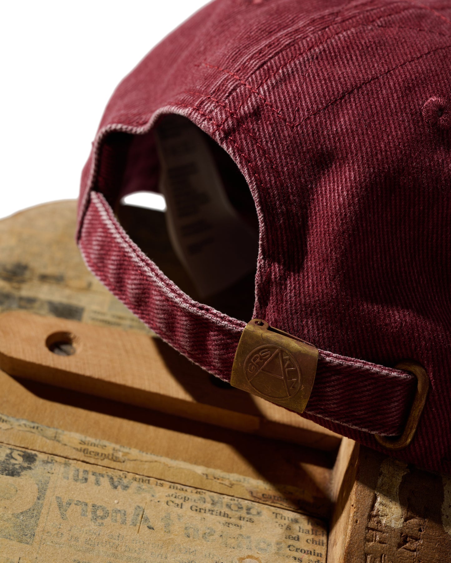 GRS FADED WASHED QUILTED KOWLOON CAP / RED