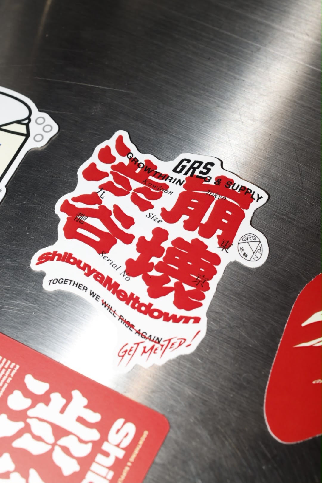 GRS X SHIBUYAMELTDOWN STICKER PACK (4PCS)