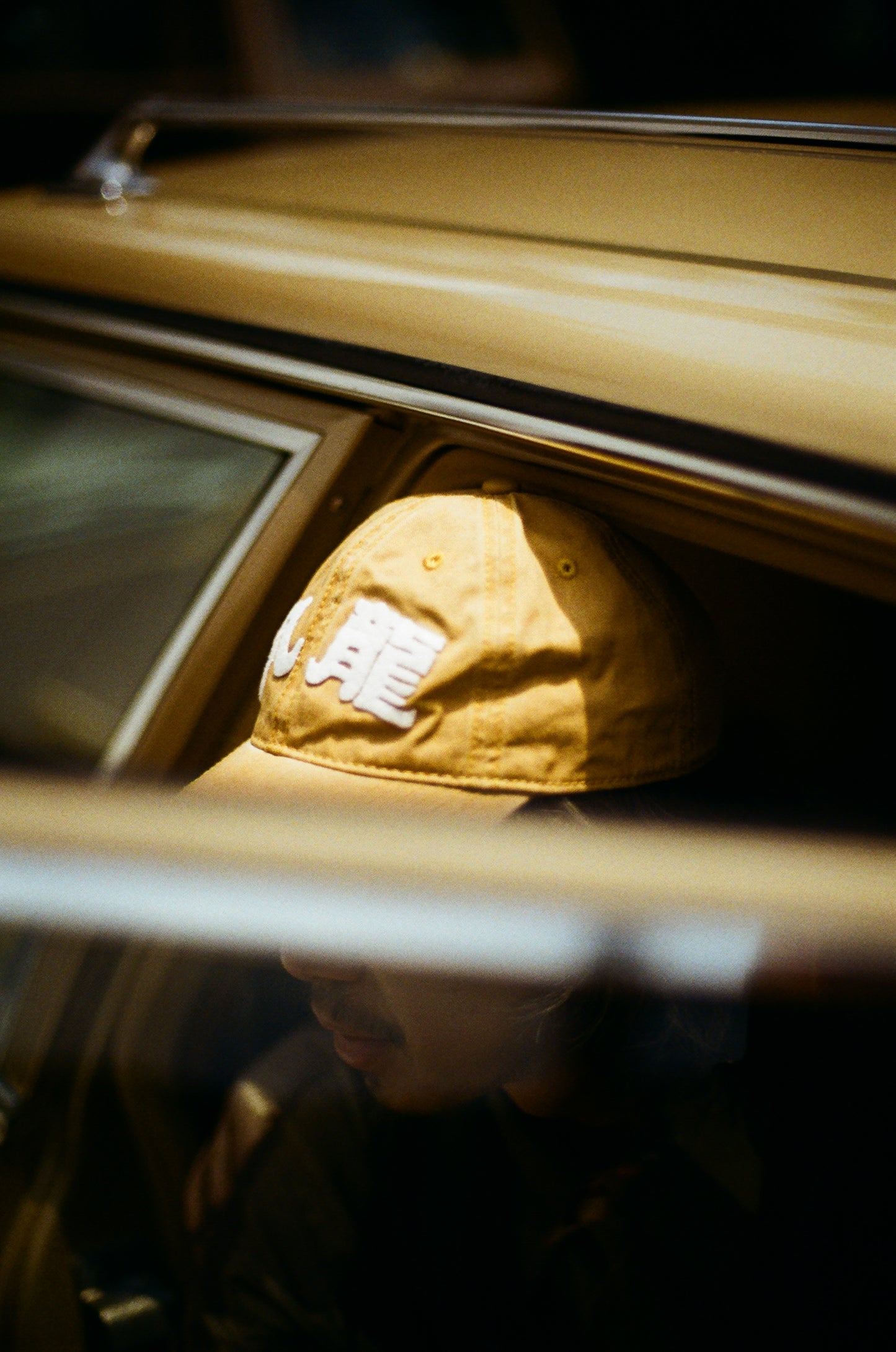 Faded Washed Hand Quilted “Kowloon” Cap / Faded Yellow