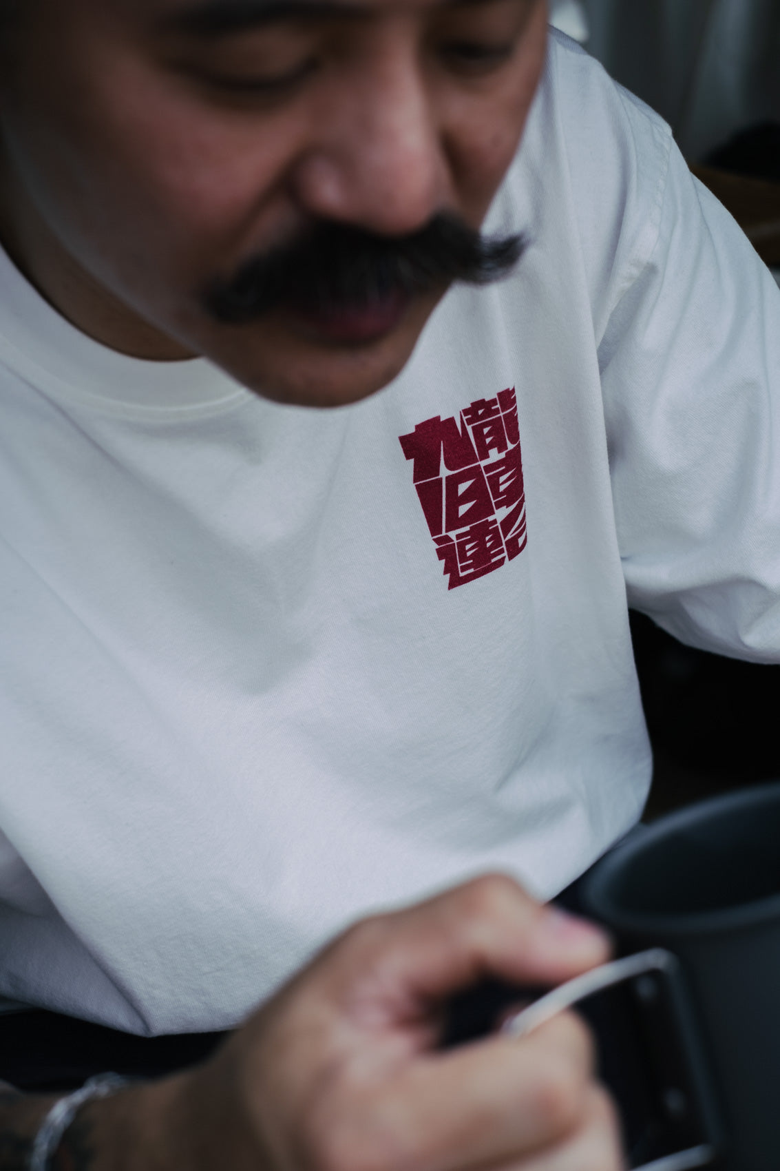KBCC Crew Heavy Washed Tee / White