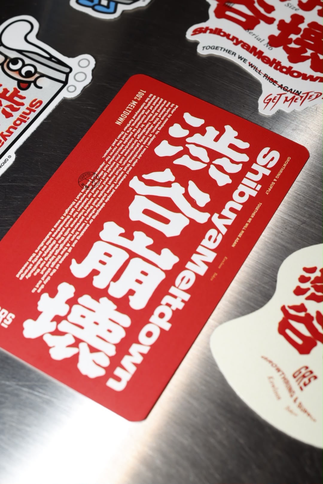 GRS X SHIBUYAMELTDOWN STICKER PACK (4PCS)