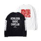 KBCC Crew Heavy Washed Long Sleeve / White