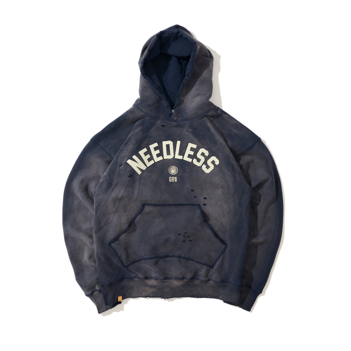 GRS X NEEDLESS HEAVY WEIGHT COTTON SUN FADED HOODIE
