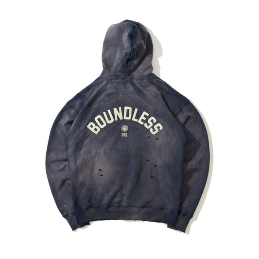 GRS X NEEDLESS HEAVY WEIGHT COTTON SUN FADED HOODIE