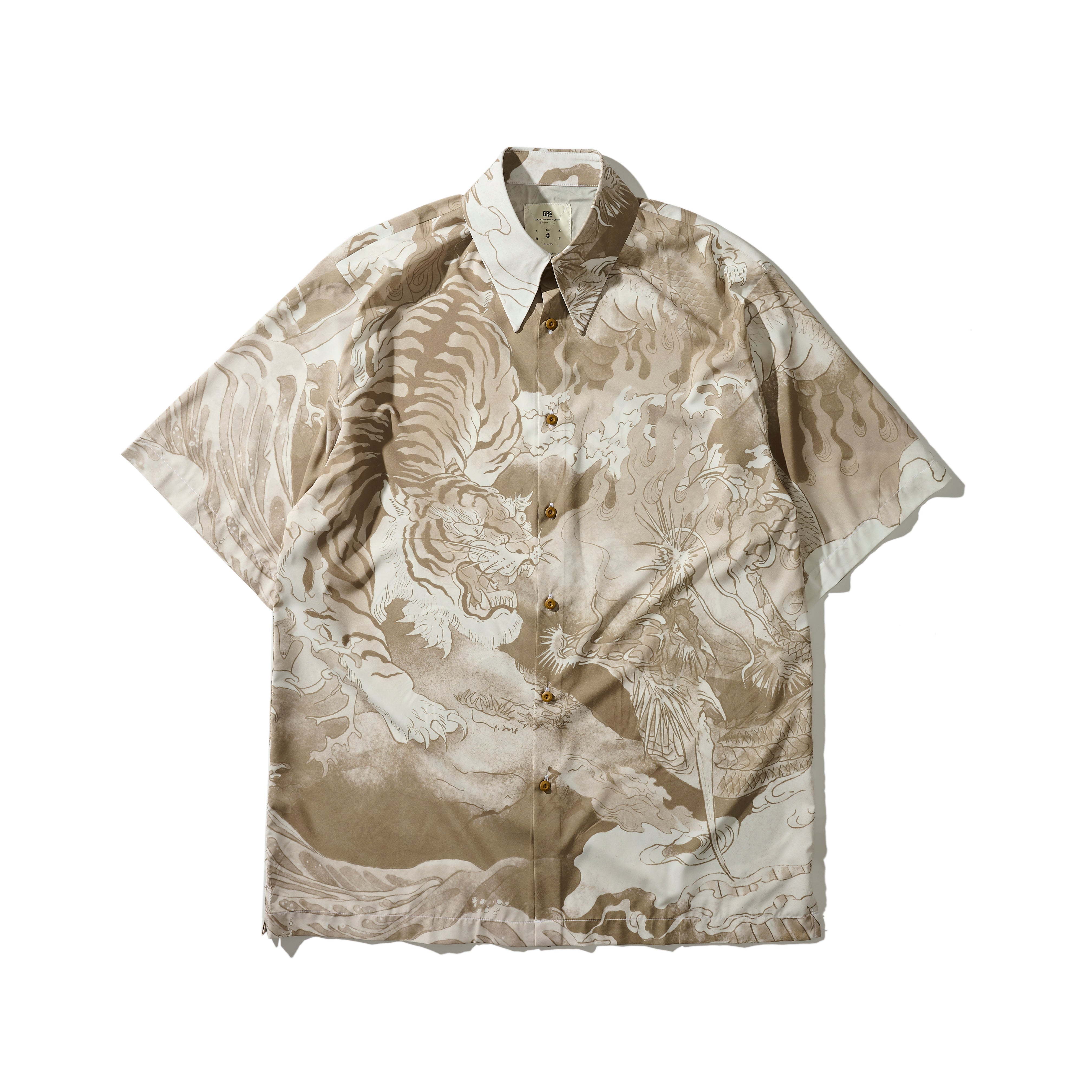 SUMMER EDITION] DOWNHILL TIGER & DRAGON OVERPRINT SHIRT