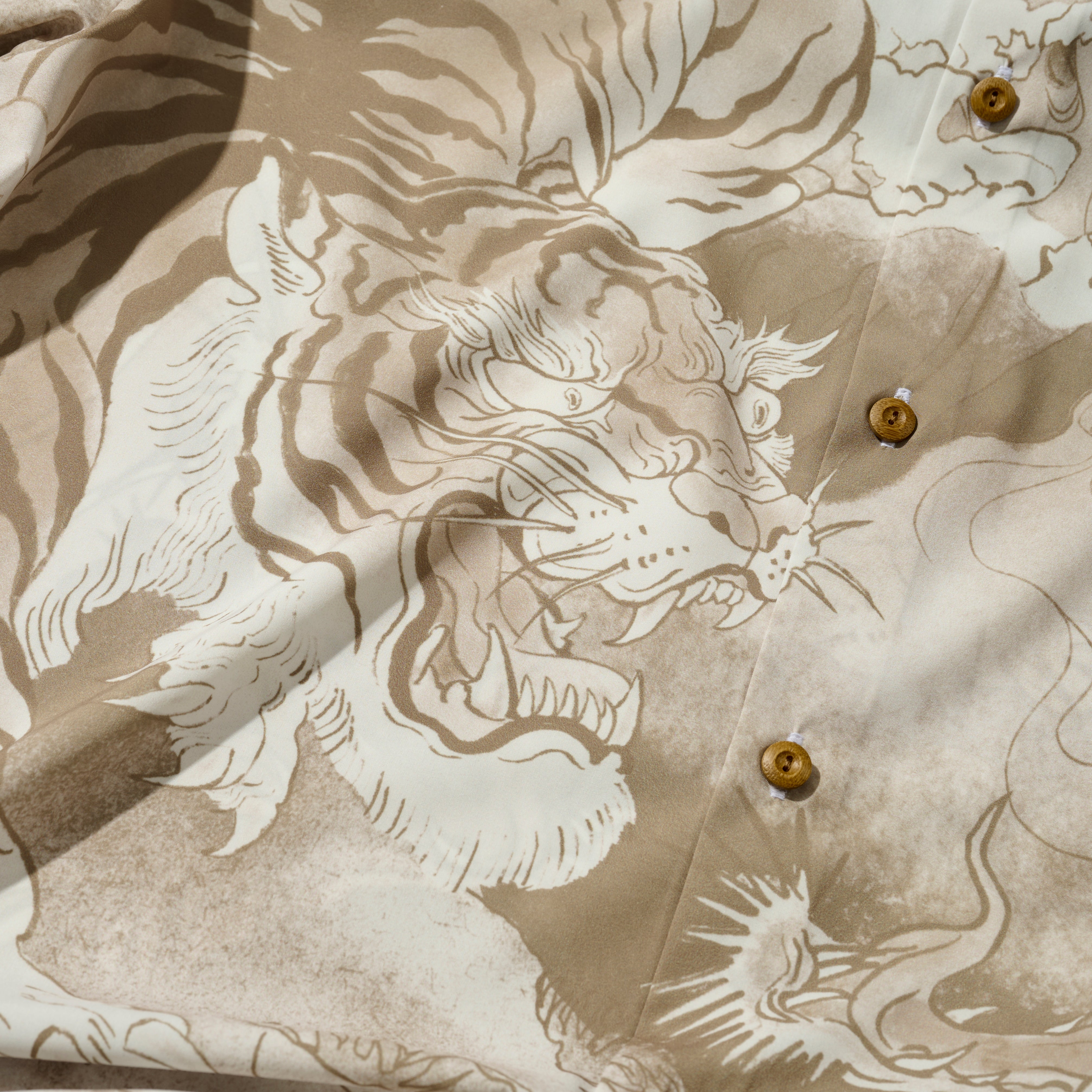 SUMMER EDITION] DOWNHILL TIGER & DRAGON OVERPRINT SHIRT