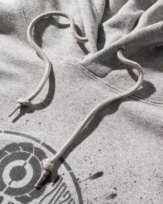Loopwheel Terry Hoodie / Grey  Made in Japan
