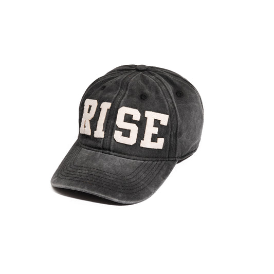 FADED WASHED HAND QUILTED “RISE” CAP