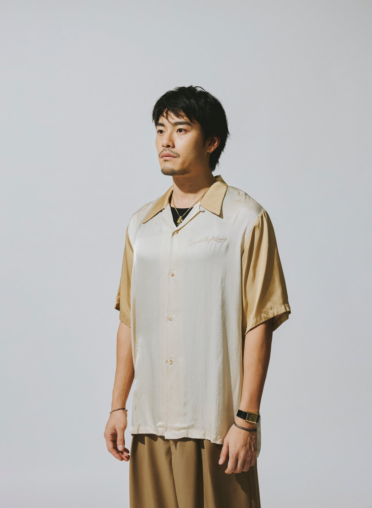 TWO TONE HAW PAR SHIRT / DESERT BEIGE