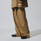 WIDE TWEED TROUSERS / TAN