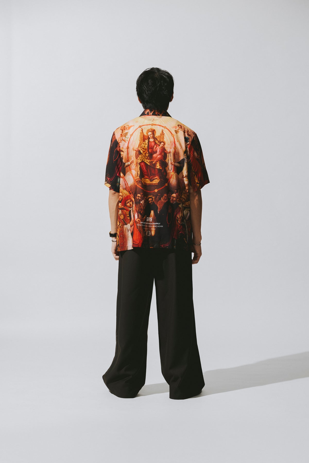 LADY OF THE ROSARY CREPE SHIRT - ORIGINAL