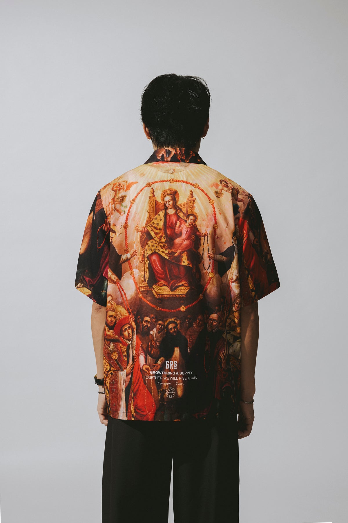 LADY OF THE ROSARY CREPE SHIRT - ORIGINAL