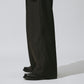 WIDE TWEED TROUSERS / COCOA BROWN