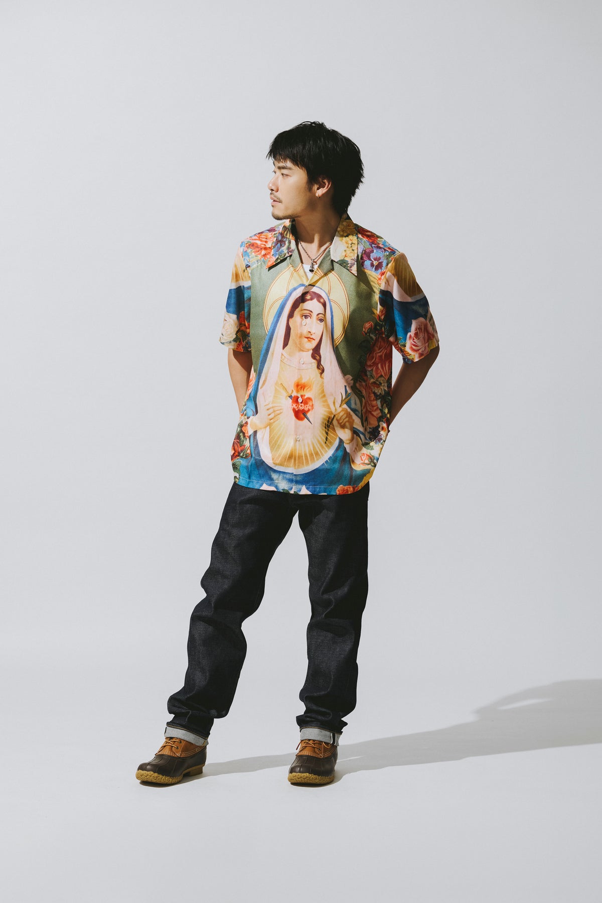 IMMACULATE HEART OF MARY CREPE SHIRT - ORIGINAL