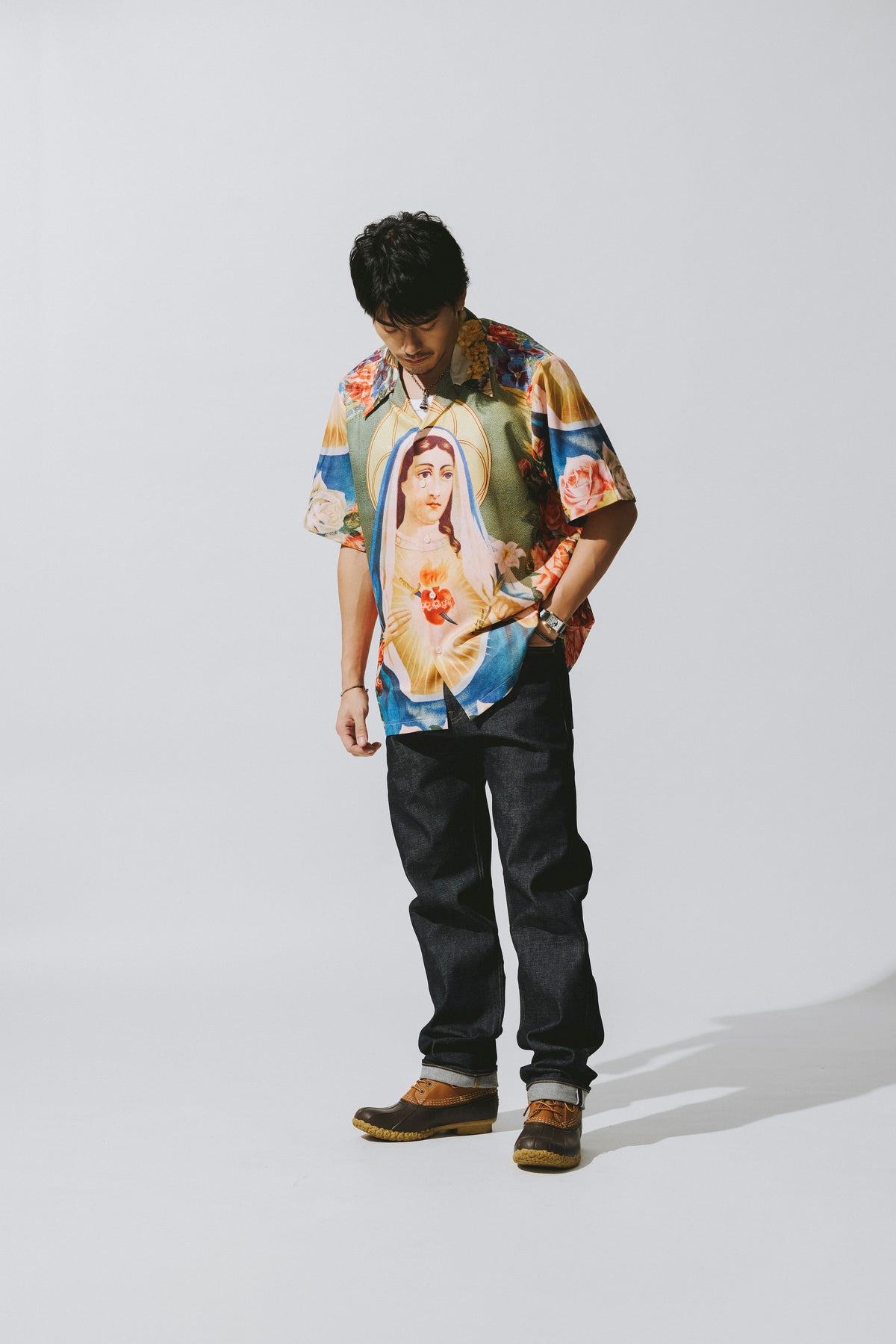 IMMACULATE HEART OF MARY CREPE SHIRT - ORIGINAL