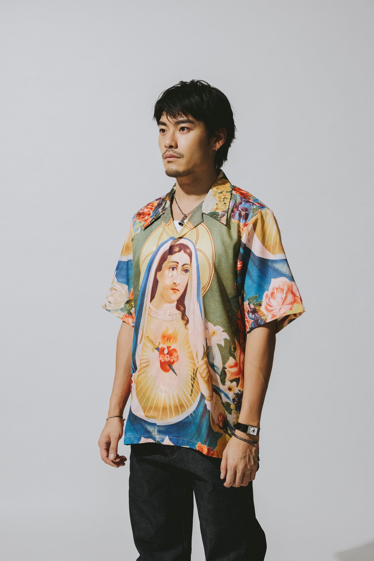 IMMACULATE HEART OF MARY CREPE SHIRT - ORIGINAL