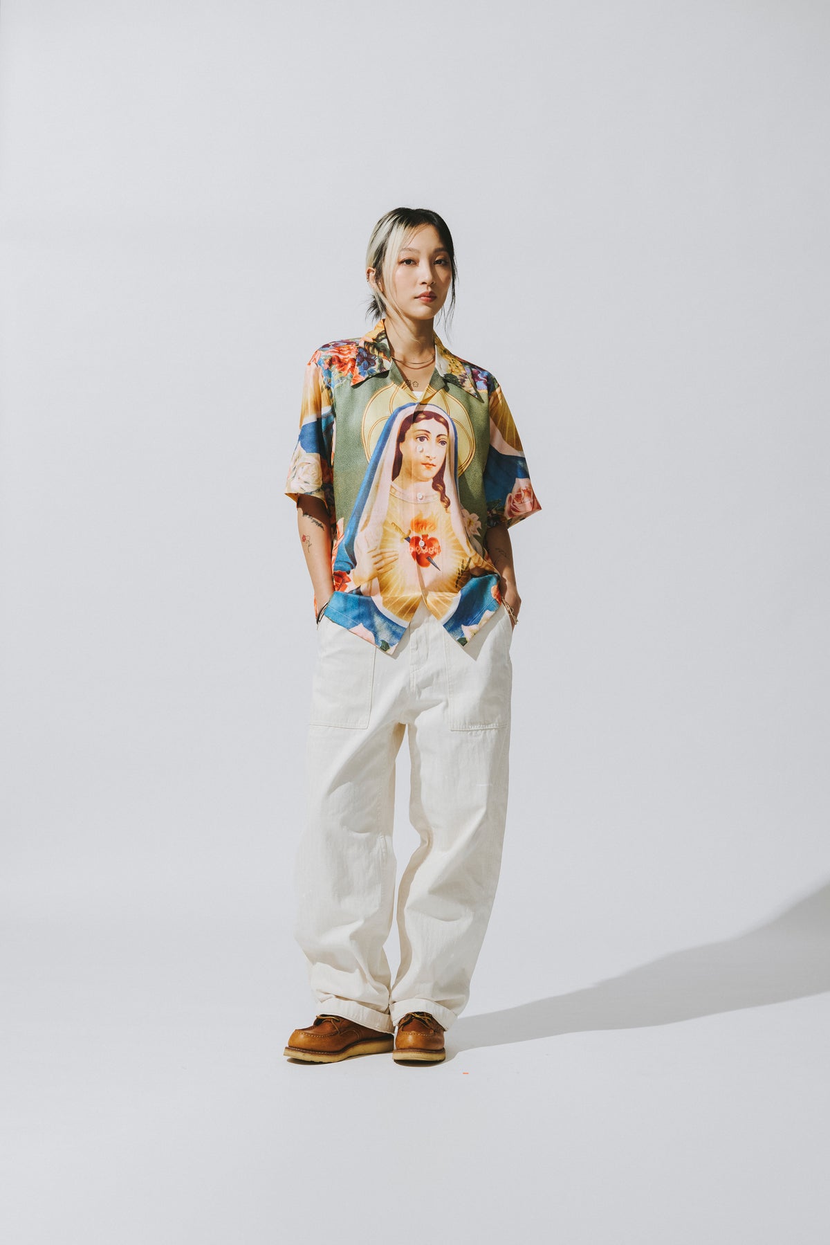 IMMACULATE HEART OF MARY CREPE SHIRT - ORIGINAL