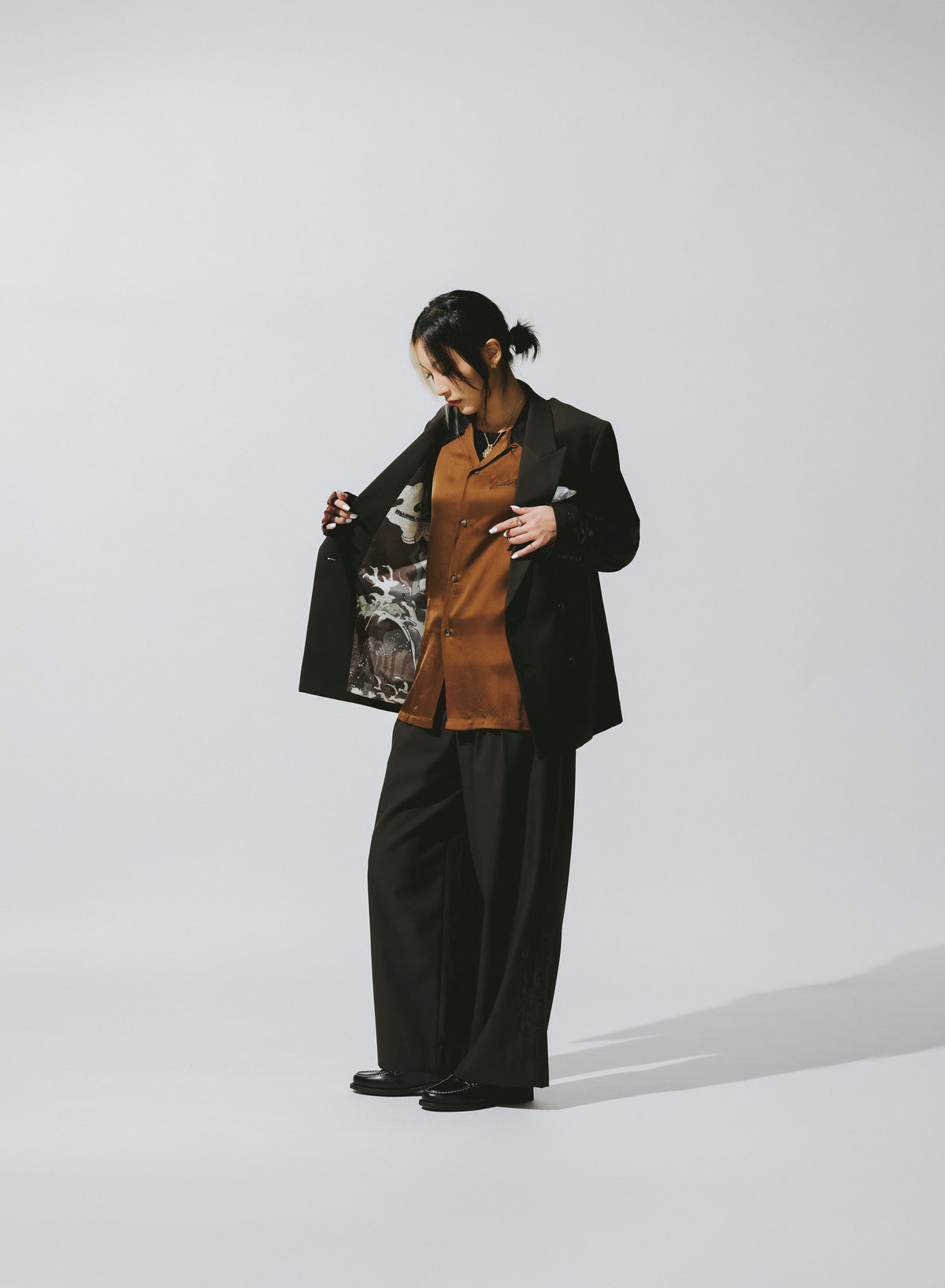 TWO TONE HAW PAR SHIRT / ARGUS BROWN