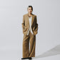 DOUBLE BREASTED TWEED BLAZER / TAN