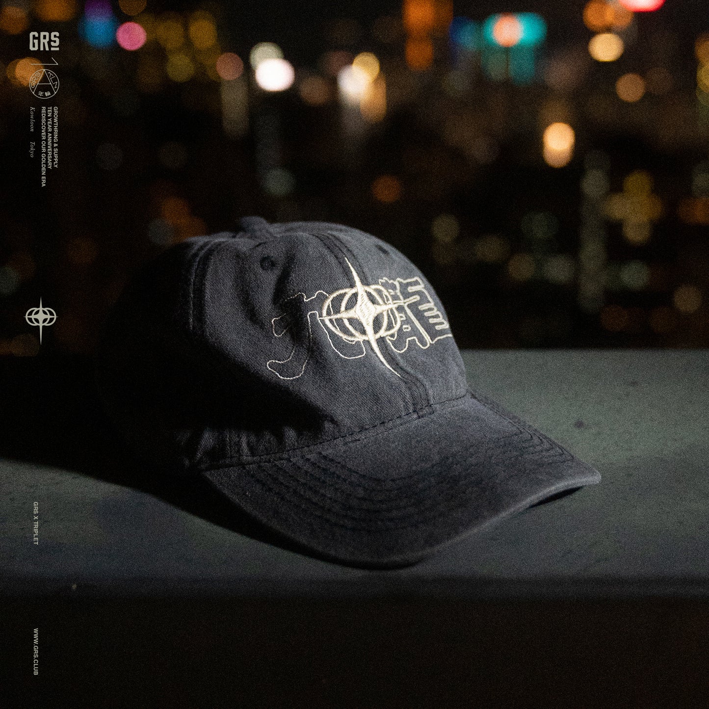 [PRE-ORDER] GRS x TRIPLET SUN FADED "KOWLOON" CAP