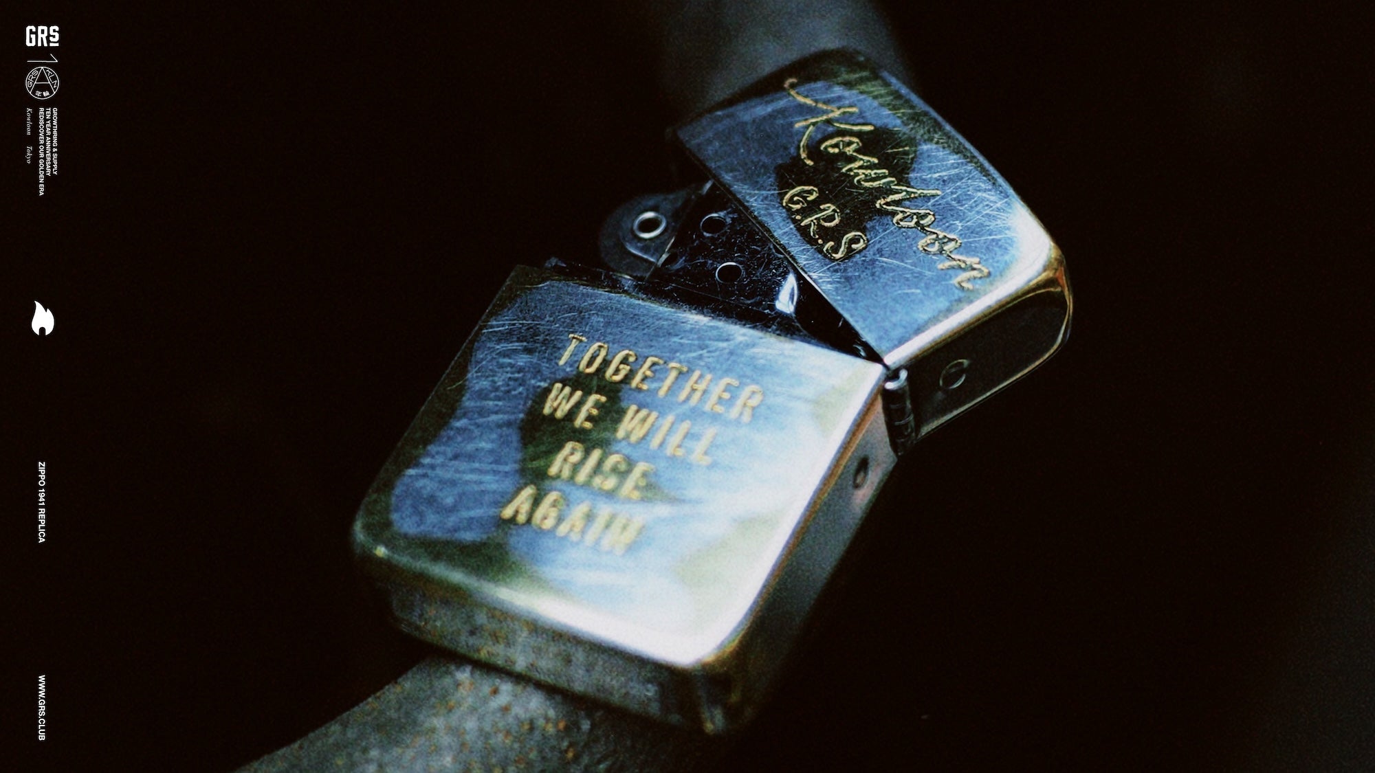クイッポ Zippo ジッポー 1941レプリカ ギャランティー柄 保証書 シルバー