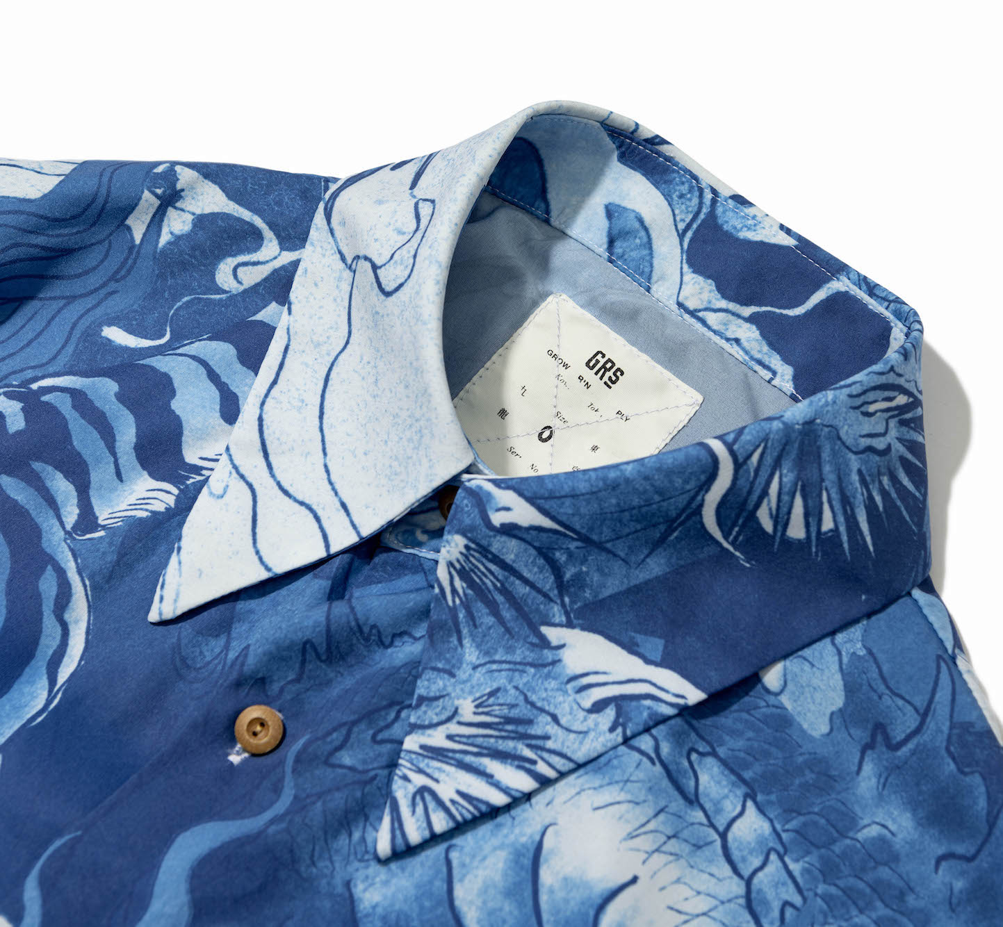 トップス DOWNHILL TIGER & DRAGON OVERPRINT SHIRT Downhill Tiger & Dragon Overprint Shirt – GrowthRing