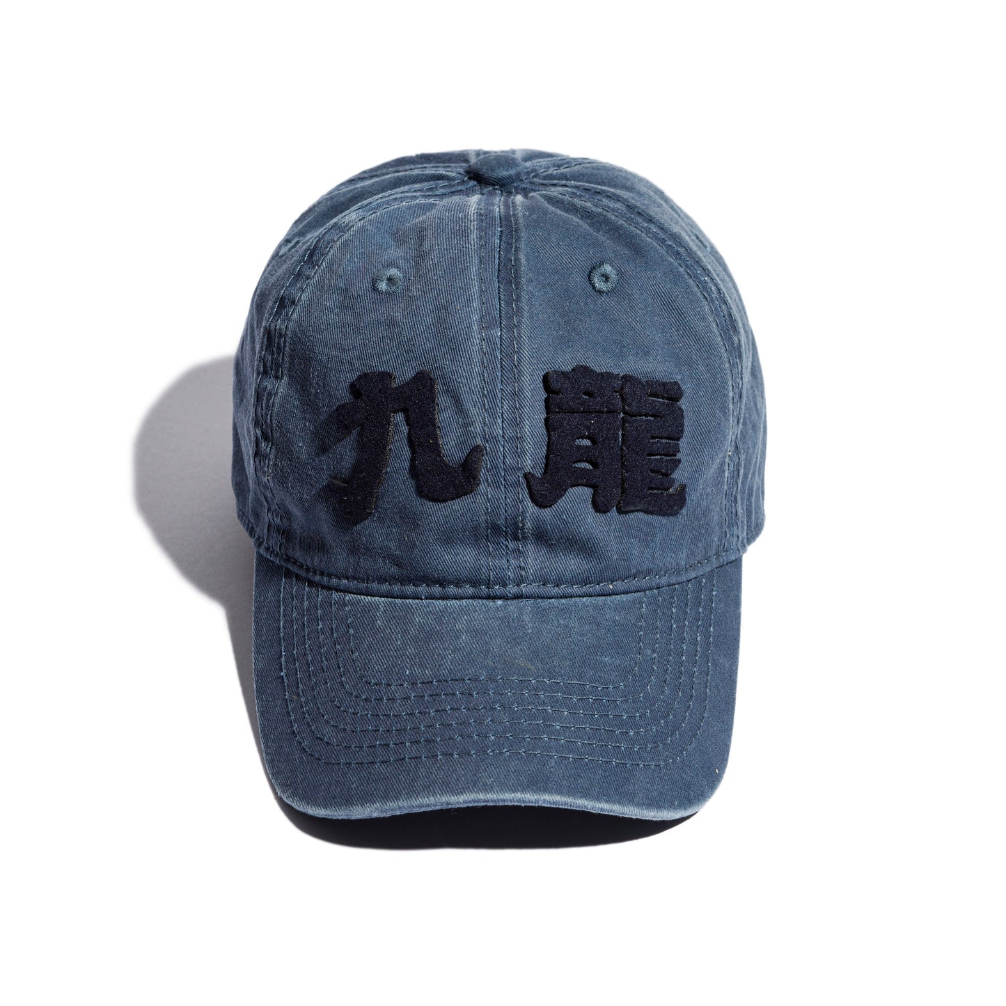 [PRE-ORDER SUMMER SPECIAL] FADED WASHED HAND QUILTED “KOWLOON” CAP / FADED NAVY