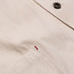 [PREORDER] Lightweight Off White Herringbone Twill Work Jacket w/Themed Hand Stencil