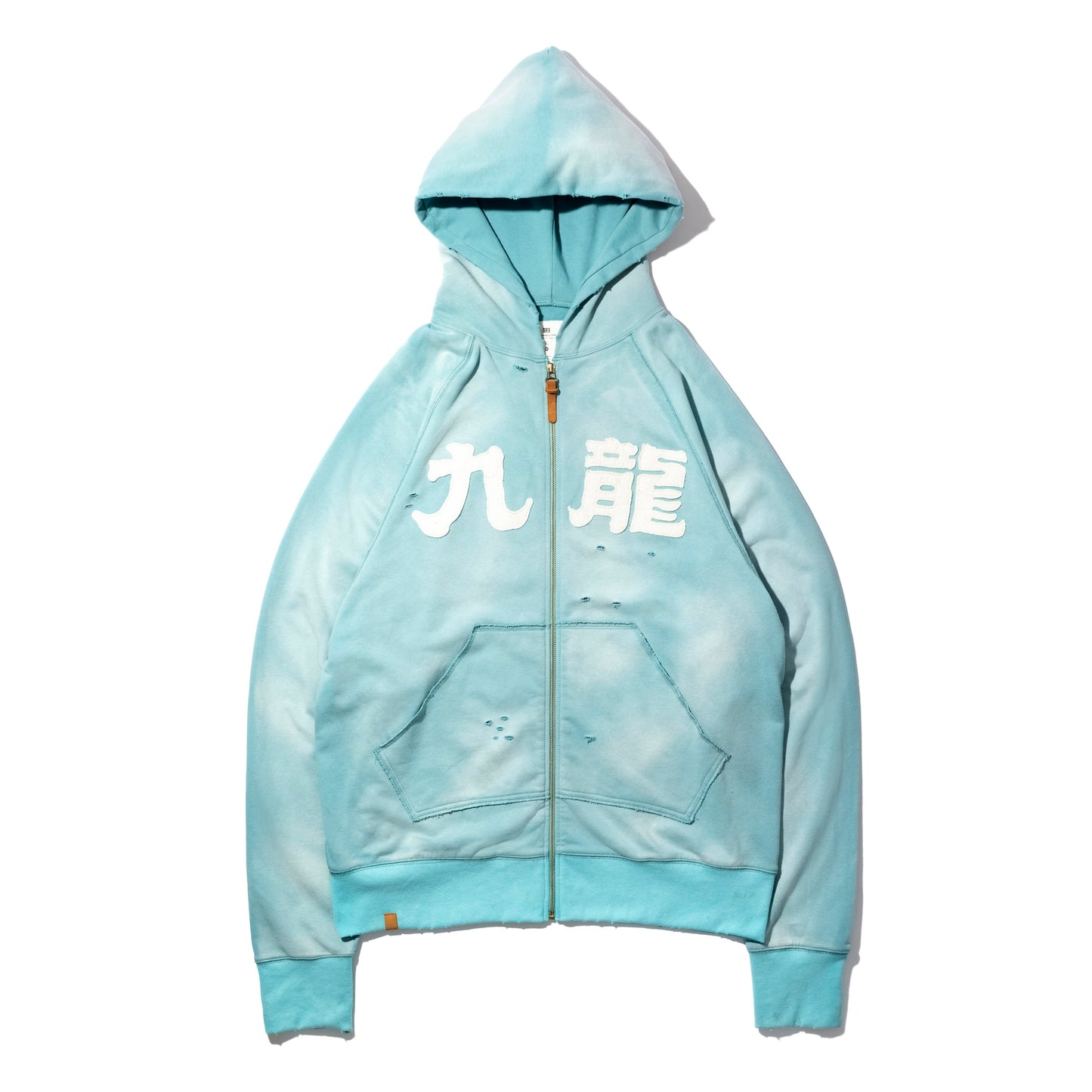 [PRE-ORDER] Sun Faded Kowloon Lightweight Zip-up  Hoodie / Olympic Blue