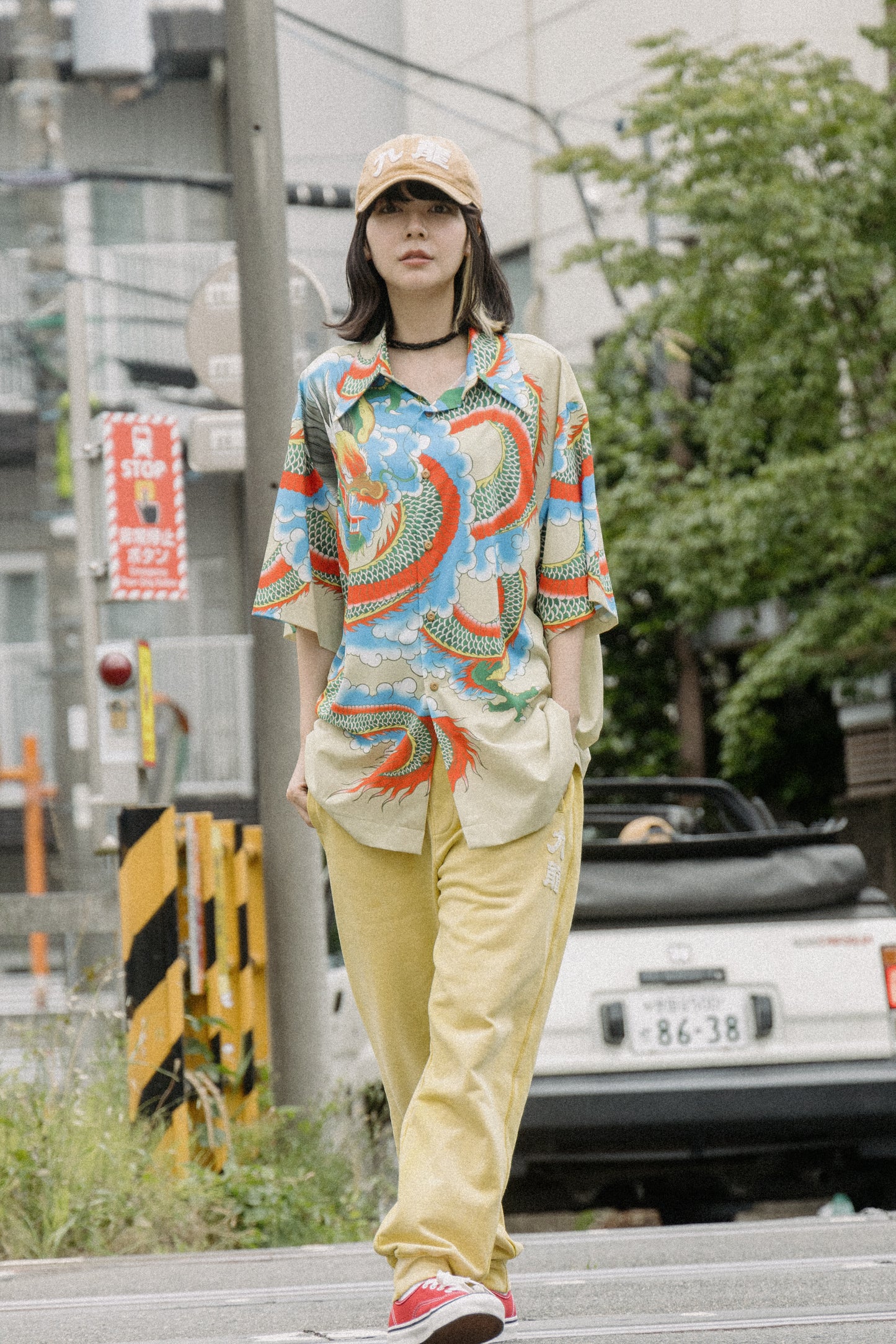 [PRE-ORDER] GRS x 59tattoo Dragon In Clouds Overprint Shirt 