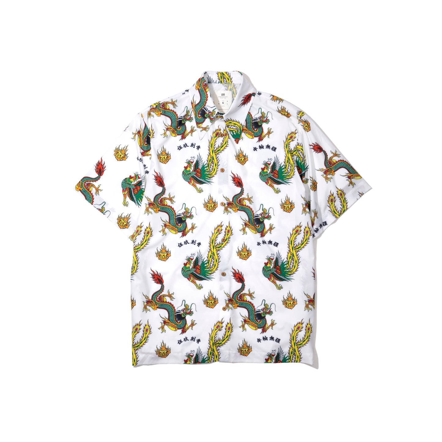 [Pre-order] GRS X 59TATTOO DRAGON PHOENIX PATTERN SHIRT / OFF WHITE