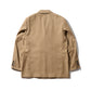 DOUBLE BREASTED TWEED BLAZER / TAN