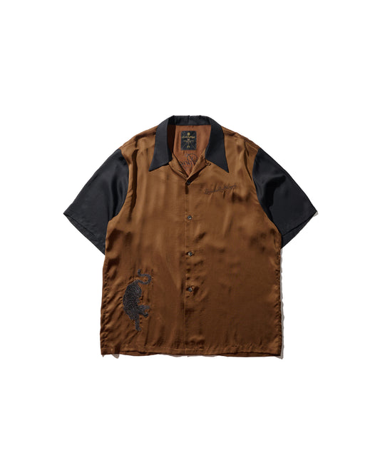 TWO TONE HAW PAR SHIRT / ARGUS BROWN