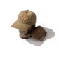 FADED WASHED HAND QUILTED “KOWLOON” CAP / DESERT TAN