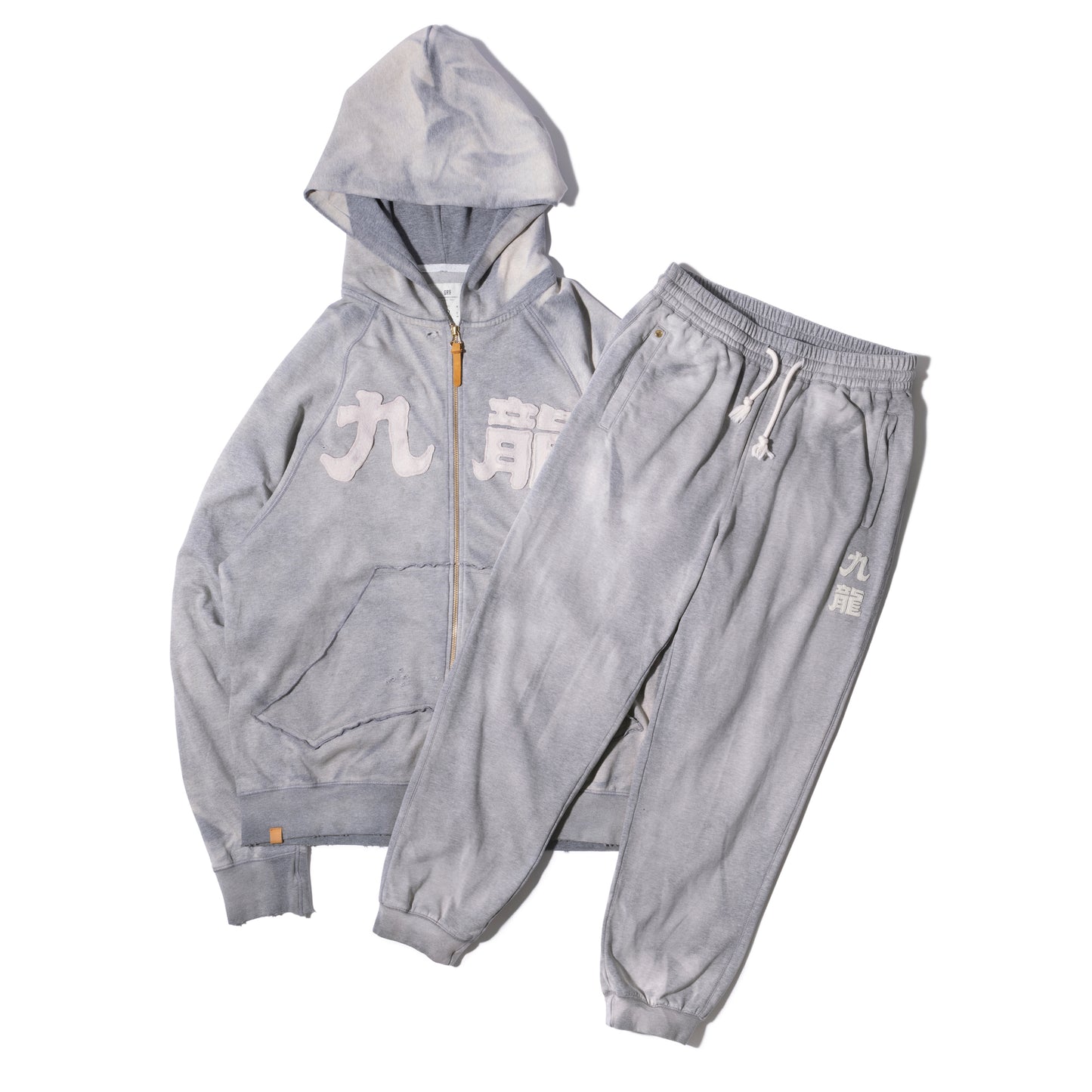 Sun Faded Kowloon Lightweight Sweat Pants / Heather Grey