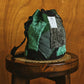 90s Upcycled Patchwork Fleece Bucket Bag / Olive