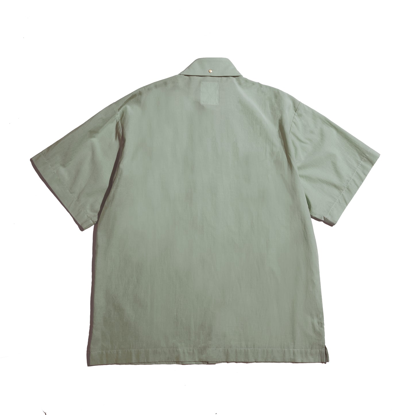 Faded Color S/S Pocket Big Shirt / Sage Green